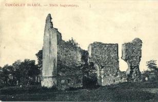 Bia, Biatorbágy; Török hagyomány, templom rom. W. L. Bp. 5949. Gansl Ignác kiadása (EK)