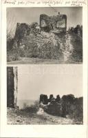 1923 Nagysáros, Velky Saris; Sárosi vár romjai / castle ruins. photo