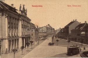 Szombathely, Szily János utca, villamos