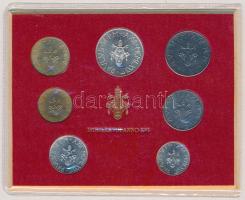 Vatikán 1978. 5L-500L (7xklf) forgalmi szett T:1,1- Vatican 1978. 5 Lire-500 Lire (7xdiff) coin set C:UNC,AU