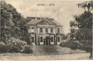 Léva, Levice; Schöller kastély / castle (EK)