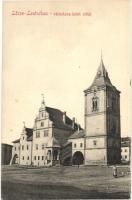 Lőcse, Levoca; Városház keleti oldala / town hall