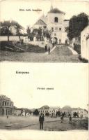 Korpona, Krupina; Római katolikus templom, Fő tér, Ruzsinák Antal kiadása / church, main square (EK)