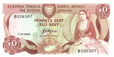 Ciprus 1983.10.1. 50c T:I