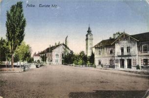 Felka, Velká (Poprád, Magas Tátra); utcakép, Turista ház / street view, tourist house - képeslapfüzetből (EK)