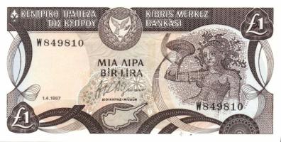 Ciprus 1987.4.1. 1Ł T:I