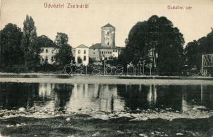 Zsolna, Sillein, Zilina; Budatin vár, kastély. W. L. 2828. / Budatín castle (kopott sarkak / worn corners)