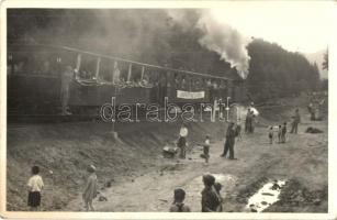 ~1958 Kassa, Kosice; Az első csehszlovák úttörő vasút, vonat / First Czechoslovakian pioneer railway, train. photo