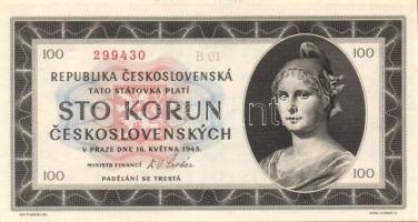 Csehszlovákia 1945-48. 50K + 100K pár T:I