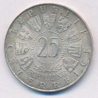 Ausztria 1957. 25Sch Ag "800 éves a Mariazelli kegytemplom" T:2 
Austria 1957. 25 Schilli...