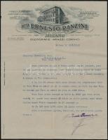 1930 Milánó, Ernesto Ranzini olasz nyomdaipari cég fejléces levélpapírja