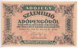 1946. 100.000.000AP sorozat- és sorszám nélkül T:II