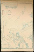 1912 Felmérési Életképek. Thuróczy (Thuróczi) Krachun Károly 10 rajza képeslapokon. Művész képeslapf...