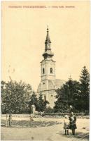 Tőketerebes, Trebisov; Görögkatolikus templom. W. L. Bp. 5623. Wald Márkusz kiadása / Greek Catholic church (EB)