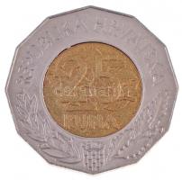 Horvátország 1998. 25K sárgaréz-Cu-Ni "Európai Unió" T:2 
Croatia 1998. 25 Kuna "Eur...