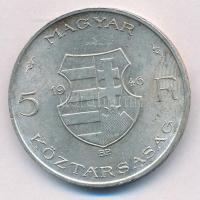 1946. 5Ft Ag "vastag Kossuth" T:2 apró ph. 
Adamo F8