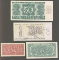 Csehszlovákia 1949-50. 5K, 10K, 20K, 50K T:I