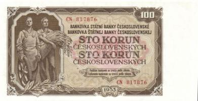 Csehszlovákia 1953. 100K T:I