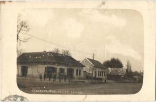1927 Jászkarajenő, Fő utca, Eszes Ferencz és Kiss Béla üzlete. photo