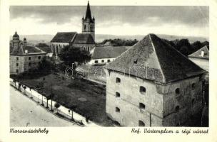 Marosvásárhely, Targu Mures; Református vártemplom és régi vár / Calvinist castle church and castle (EK)