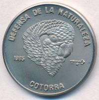 Kuba 1985. 1P Cu-Ni Kubai amazon papagáj T:1,1-  Cuba 1985. 1 Peso Cu-Ni Cuban Amazon Parrot C:UNC,AU  Krause KM#128