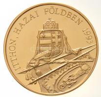 Bognár György (1944-) 1993. "Vitéz Nagybányai Horthy Miklós / Itthon hazai földben" aranyo...