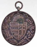 1929. "Magyar Háborús Emlékérem kardokkal, sisakkal" ezüstözött Br kitüntetés mellszalag n...