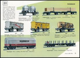 cca 1950-1960 Märklin játékvasút képes katalógus, 64p