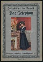 Niemann, Ernst: Das Telephon. Mit 38 Abbildungen. Bielfeld - Leipzig, 1911, Verlag von Velhangen & Klasing. Kiadói papírkötés, jó állapotban / paperback, good condition