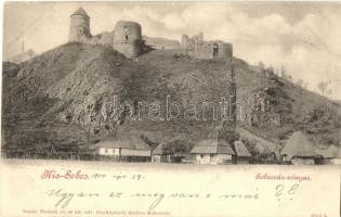 Sebesvár, Bologa (Kissebes, Poieni); várrom. Dunky Fivérek kiadása / castle ruins