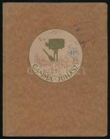 1937 A Gamma-Juhász-féle lőelemképző képes ismertetője, francia nyelven, kivágással, 23p