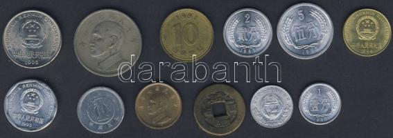 Kenya 1974-97. 7db klf pénz T:2 + Kína 12db modern váltópénz T:2,2/3