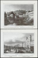 1988 Buda és Pest 1856. L. Rohbock 16 metszete. Bp., Múzsák Közművelődési Kiadó. 16 metszet reprintj...