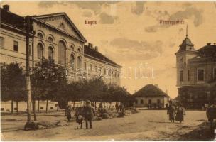 Lugos, Lugoj; Vármegyeház, piac, üzlet / county hall, market, shop (fa)