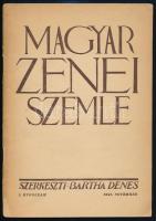 1941 Magyar Zenei Szemle I. évfolyam 10. szám