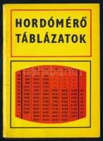 Ordódy Géza: Hordómérő táblázatok. Bp., 1969, Mezőgazdasági Kiadó. Kiadói papírkötésben.