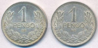 1937. 1P Ag + 1938. 1P Ag T:1-,2 apró patina
Adamo P6