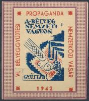 1942 A bélyeg nemzeti vagyon VI. Bélyeggyűjtési propaganda