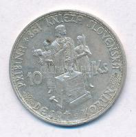 Szlovákia 1944. 10K Ag "Templomon kereszt" T:2
Slovakia 1944. 10 Korun Ag "Cross ato...