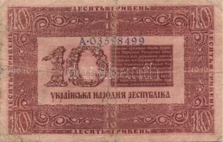Ukrajna 1918. 10G "A" szériás T:III-