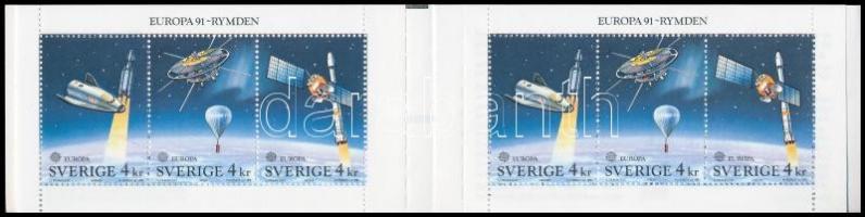 Europa CEPT Space research stamp booklet, Europa CEPT, Űrkutatás bélyegfüzet