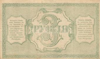 Orosz Polgárháború/ Orosz Közép Ázsia/Turkisztán 1918. 3R T:II