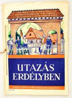 Utazás Erdélyben. Kiadja a Szent István Cikóriagyár Budapest. Átnézte: Dr. Cholnoky Jenő. 2. sz. füzet. Bp., 1937. Hungária. 64 beragasztott színes képpel. Teljes! Kiadói, színes, illusztrált, zsinórfűzéses papírborítóban