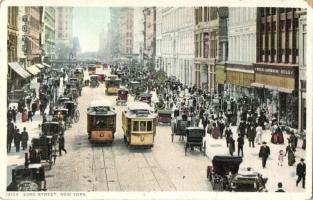 New York, 23rd Street, shops, trams (EK)