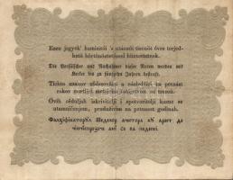 1848. 10Ft "Kossuth bankó" "Buda és Pest" között kötőjel helyett pont T:II-