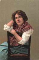 20 db RÉGI motívumlap, főleg hölgyek / 20 pre-1945 motive postcards. mostly ladies