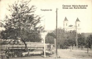 2 db RÉGI képeslap; Máriaradna és Márianosztra / 2 pre-1945 postcards; Márianosztra and Radna