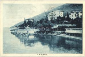 Lovran, Lovrana, Laurana; - 3 db régi képeslap / 3 pre-1945 postcards