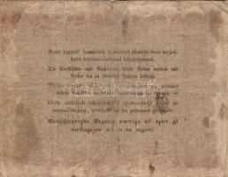 1848. 10Ft "Kossuth bankó" T:III/IV