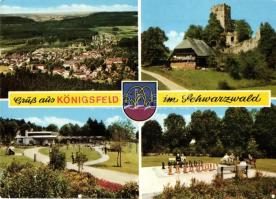 40 db MODERN német szabadtéri sakktáblás képeslap NSZK bélyegekkel / 40 modern German outdoor chess ...